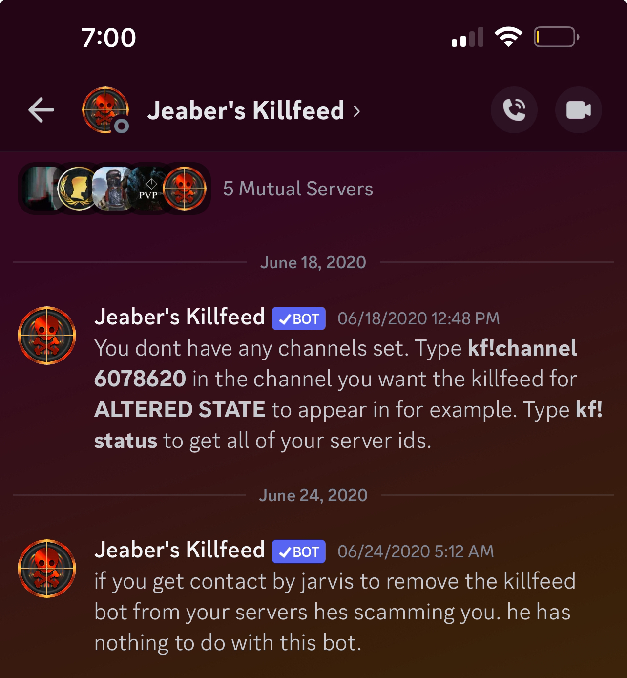 Jarvis warning from Jeabers