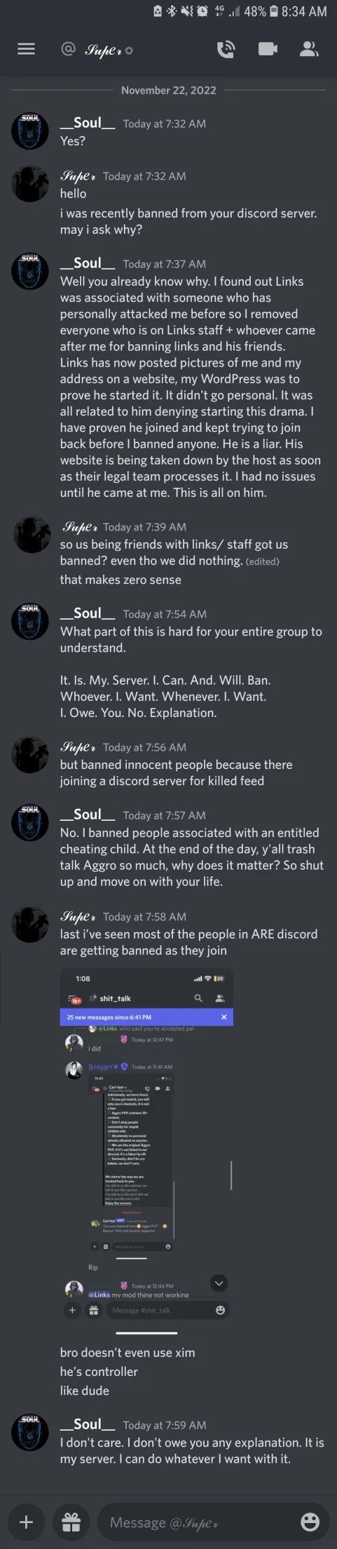 The Links drama