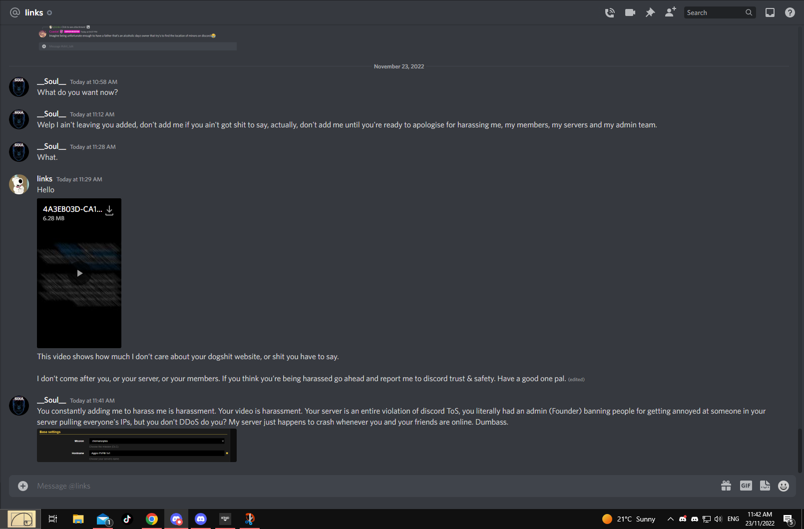 Links doxxing 2
