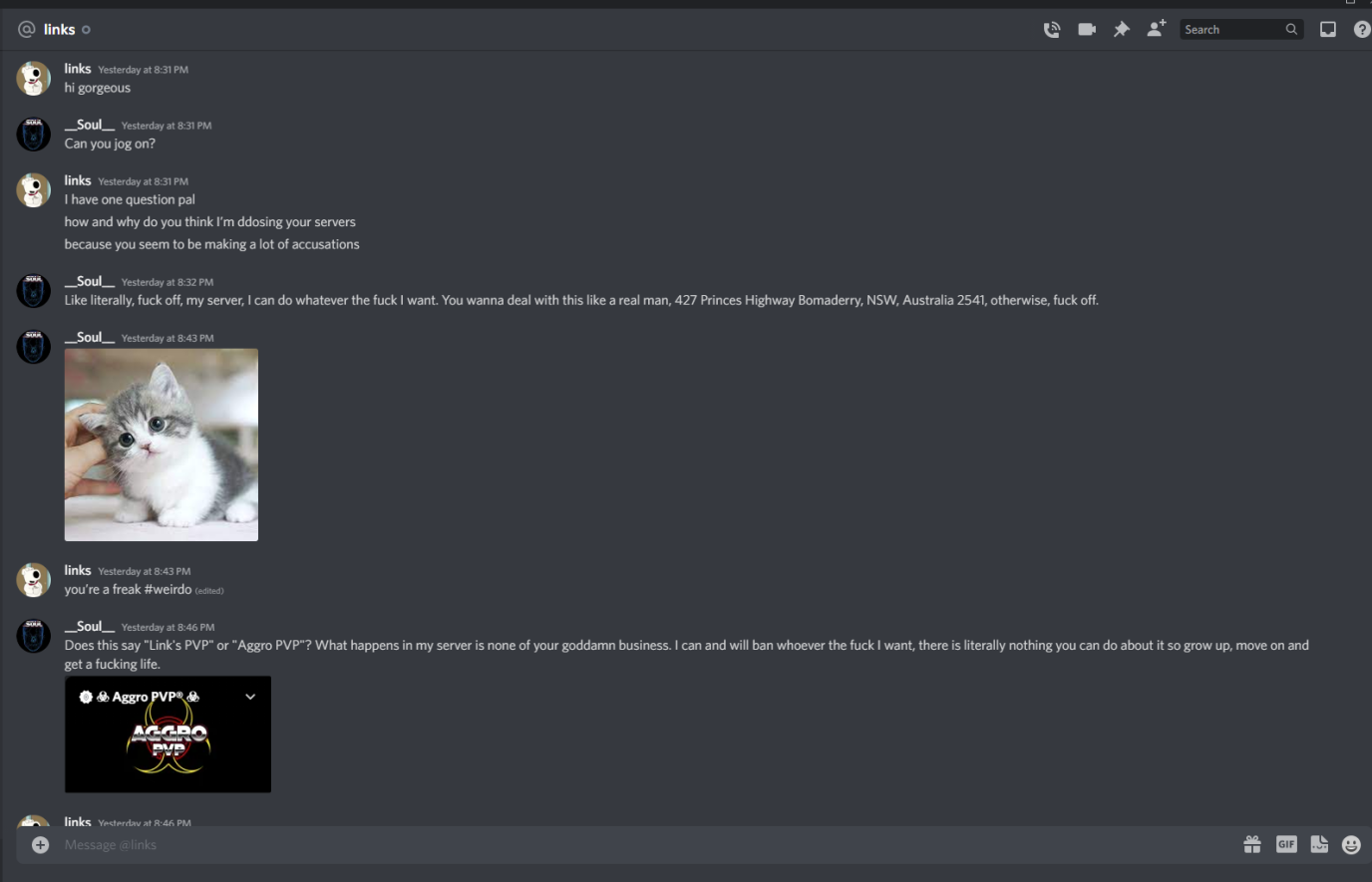 Links doxxing 3