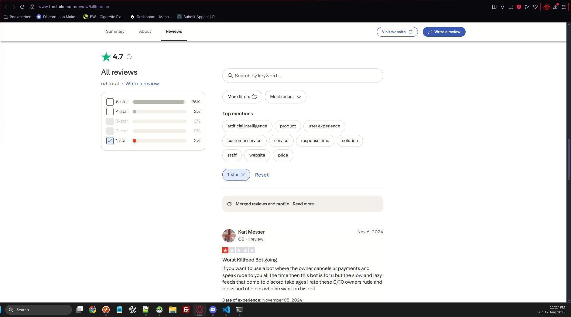 Karl review public