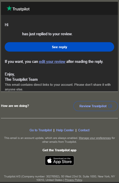 Trustpilot encourages retaliation